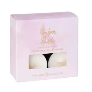 Image of Amber Blush Tealights (Pack of 8)