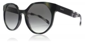 Image of Prada PR11TS Sunglasses Striped Grey USI3M1 55mm