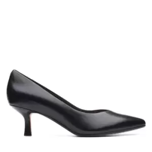 Image of Clarks Violet Court Heels - Black