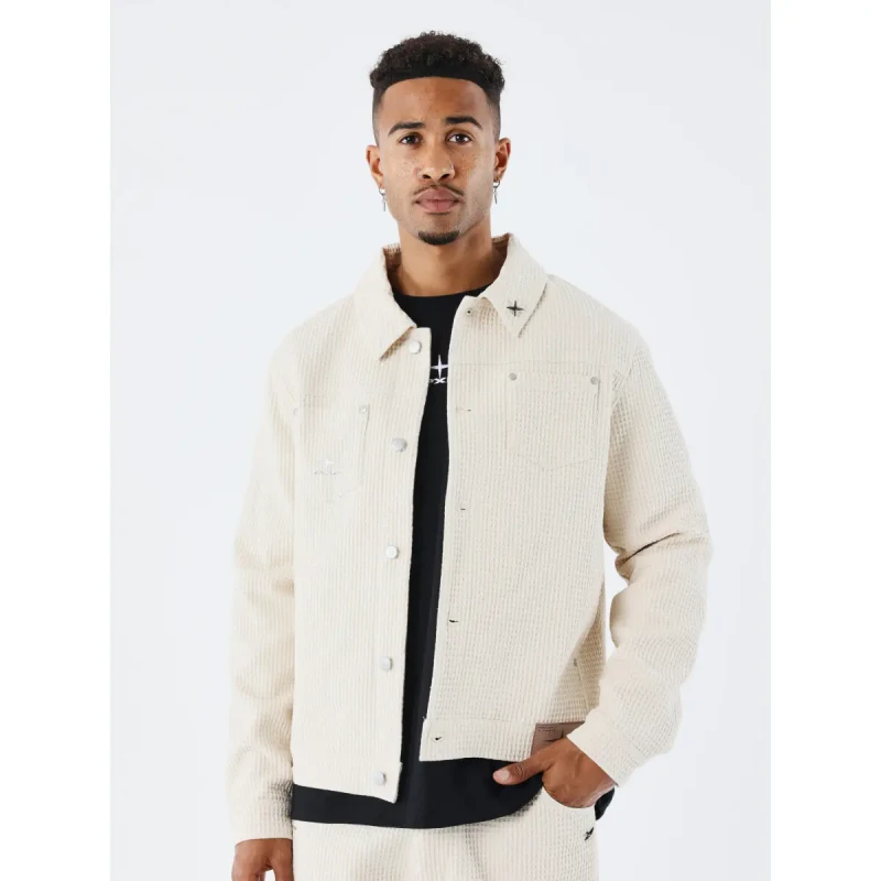 Image of Project X Paris Overshirt Project X Paris Honeycomb Blanc Male L