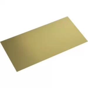 Image of Brass Sheet metal (L x W) 400 mm x 200 mm 0.3mm