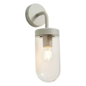 Image of Zinc KEW Outdoor Wall Lantern Dove Grey