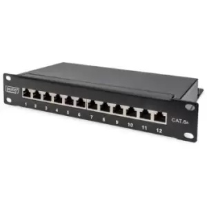 Image of Digitus DN-91612S-EA 12 ports Network patch panel CAT 6A 1 U