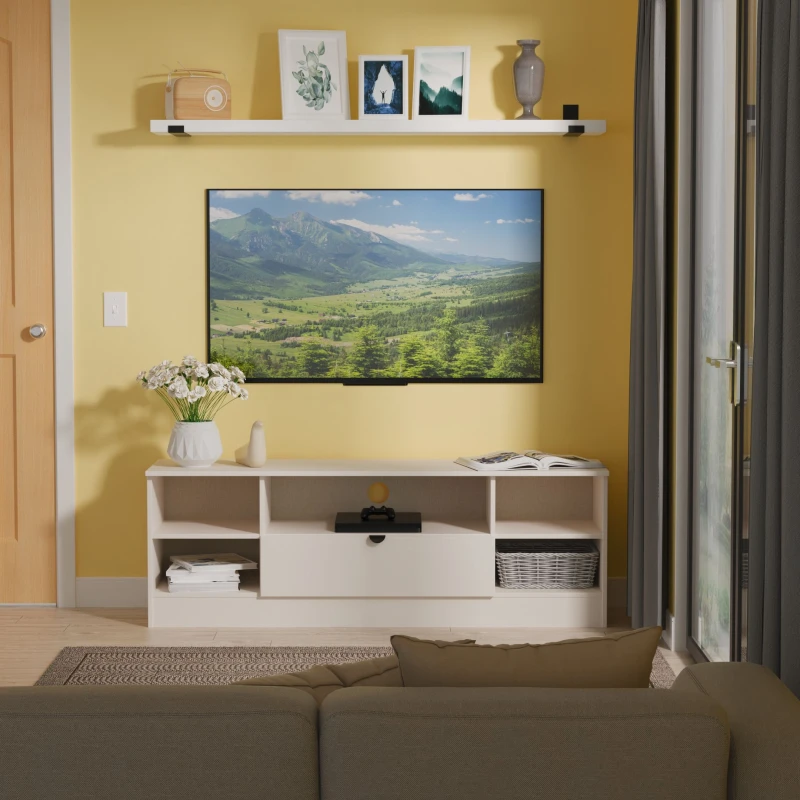 Image of Welcome Ellison 1 Drawer TV Unit Natural - Welcome Natural NK95101