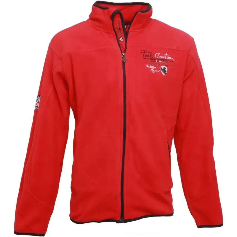 Image of Fleece jacket Peak Mountain Conac Rouge Male L