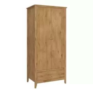 Image of Heston 2 Door Wardrobe Pine