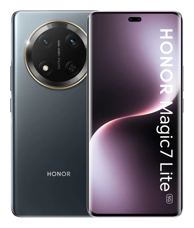 Image of Honor Magic7 Lite 512GB Smartphone in Titanium Black