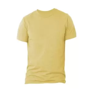 Image of Canvas Triblend Crew Neck T-Shirt / Mens Short Sleeve T-Shirt (L) (Peach Triblend)