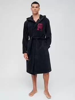 Image of Tommy Hilfiger Dressing Gown - Desert Sky, Desert Sky, Size 2XL, Men