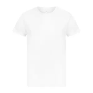 Image of Casual Classic Mens Ringspun Tee (S) (White)