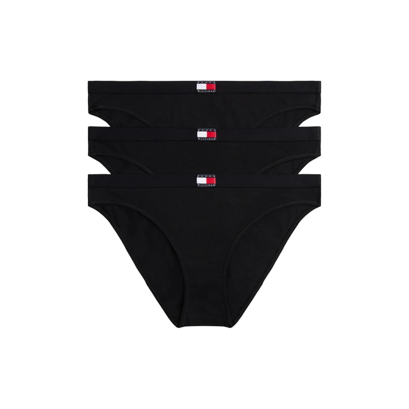Image of Tommy Hilfiger Womens Brazilian Briefs Blck/Blck/Blck female 14 (L)