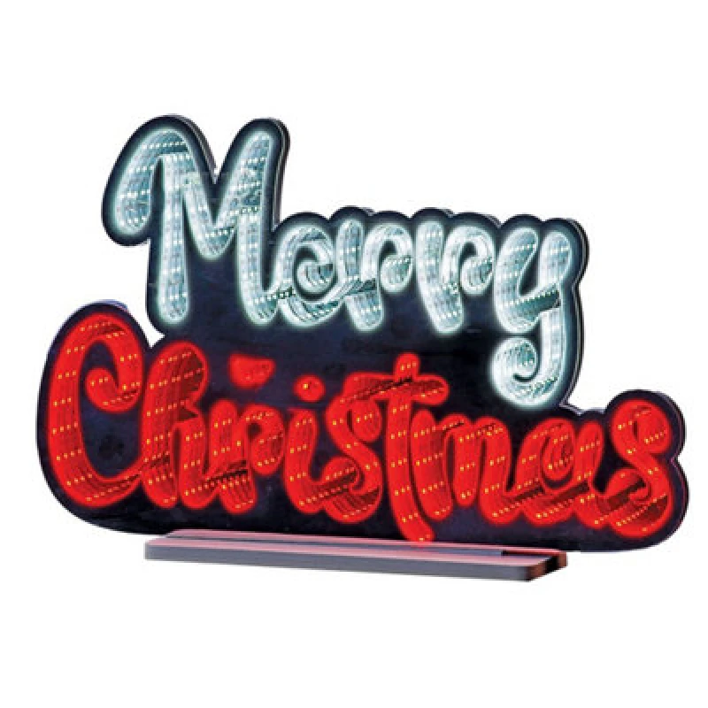 Image of The Christmas Workshop Merry Christmas Infinity Light Sign
