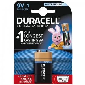 Image of Duracell Ultra Power Batteries 9V