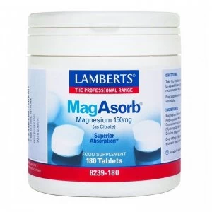 Image of Lamberts MagAsorb Magnesium 150mg 180 Tablets