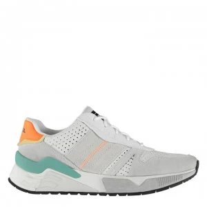 Image of Diesel Brentha Flow Leather Trainers - T1015 Star Wht