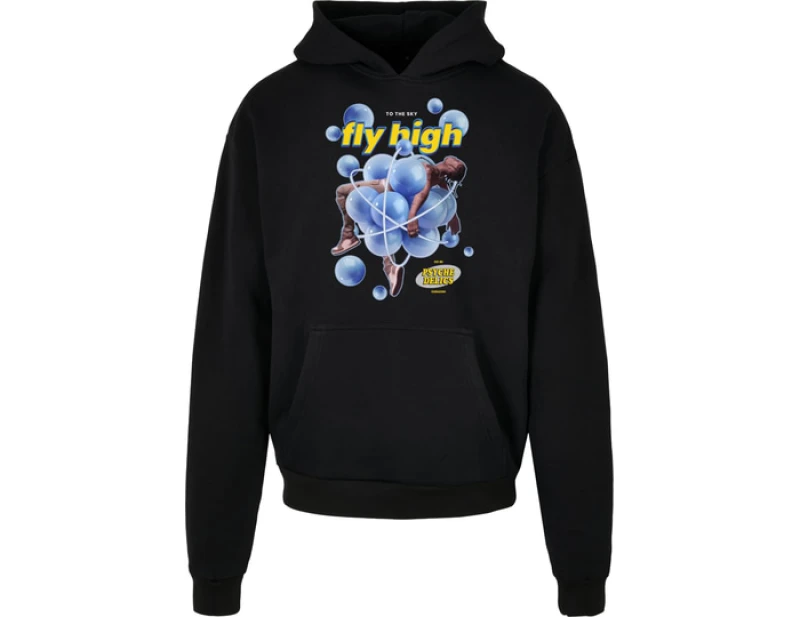 Image of Mister Tee Psychadellic Oversized Hoody Black S