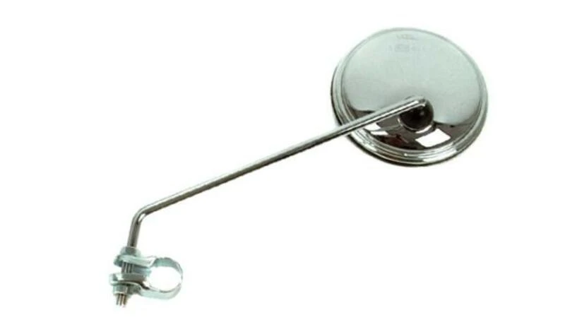 Image of V PARTS Left Mirror With Collar Universal 105mm - Chrome (1pc)