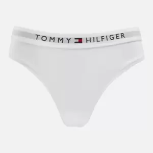 Image of Tommy Hilfiger High-Rise Stretch-Cotton Jersey Bikini Brief - M