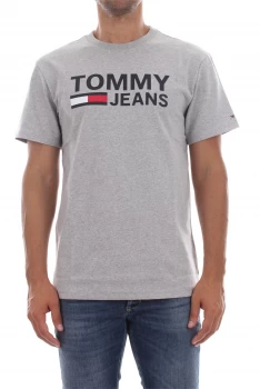 Image of tommy jeans Men Grey Cotone - Cotton