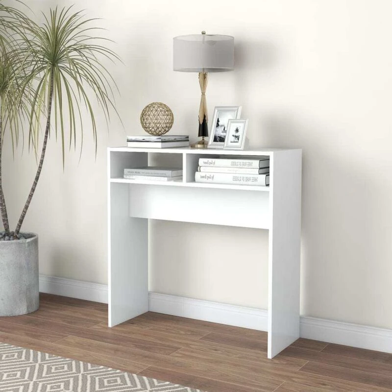 Image of VIDAXL Console Table White 78x30x80cm Engineered Wood Vidaxl 8720286606360