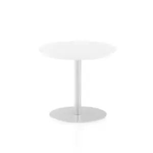 Image of Italia Poseur Table Round 600 Top 725 High White