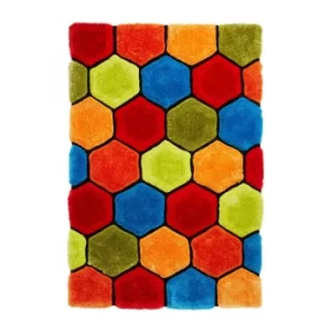 Image of Noble House Honeycomb Rug Multi Coloured