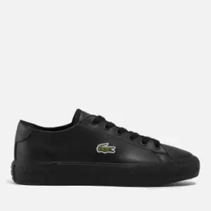 Image of Lacoste Junior Gripshot Faux Leather Trainers - UK 4 Kids