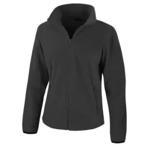 Image of Result Womens/Ladies Core Fashion Fit Fleece Top (S) (Black)