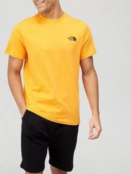 Image of The North Face Simple Dome T-Shirt - Orange