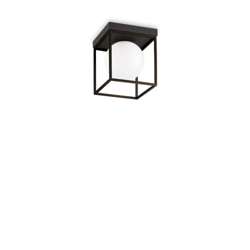 Image of IDEAL LUX Ideal Lux - Lingotto Globe Ceiling Light Black 8021696327853