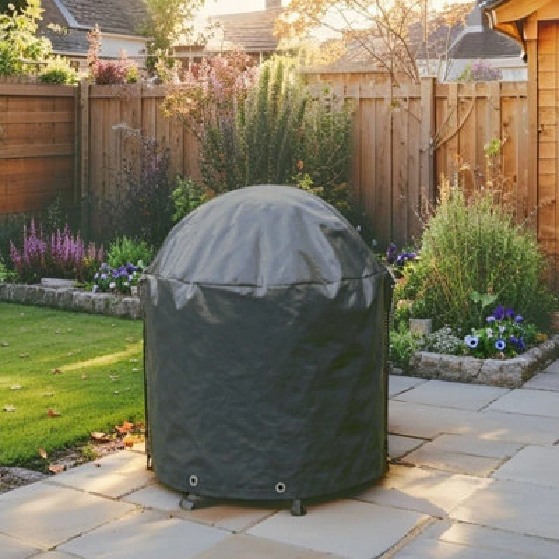 Image of Home Source Duracover 75Cm Round Kettle Bbq Pe Protective Waterproof Heavy Duty Cover