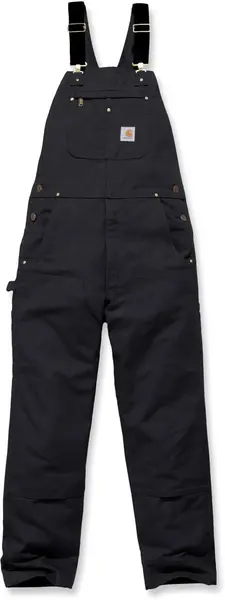 Image of Carhartt Bib Overall, black, Size 50