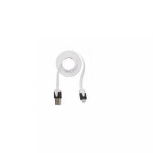 Image of Urban Factory Cable Flat USB to Micro USB - White 1m