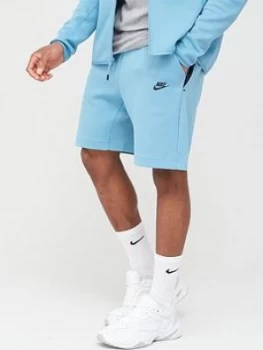 Image of Nike Sportswear Tech Fleece Shorts - Blue