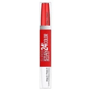 Image of Maybelline Superstay 24HR Lipstick 553 Steady Red-y Red