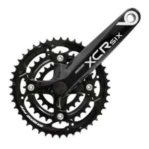 Image of SR Suntour XCR6 Chainset Alloy/Steel 22/32/44T Black 170mm