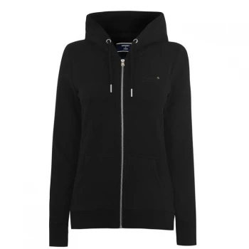 Image of Superdry Full Zip Hoodie - Black 02A