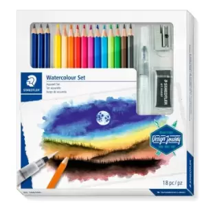 Image of Staedtler 146 10C colour pencil Black, Blue, Bordeaux, Brown,...