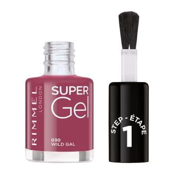 Image of Rimmel Super Gel Nail Polish 12ml (Various Shades) - Wild Gal