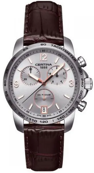 Image of Certina Watch DS Podium Chrono Quartz - Silver CRT-021