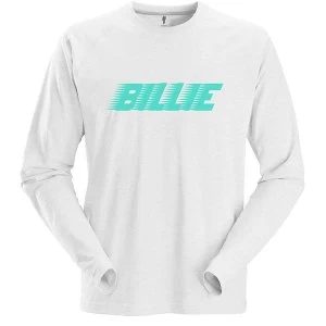 Image of Billie Eilish - Racer Logo Unisex Medium T-Shirt - White