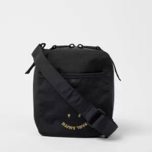 Image of Paul Smith Logo-Embroidered Nylon Messenger Bag