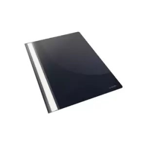 Image of Esselte VIVIDA Report Flat File A4 Black Plastic With Clear Front Box