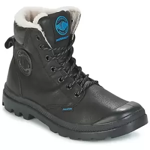 Image of Palladium PAMPA SPORT WPS mens Mid Boots in Black,4,5,5.5,6.5,7,8,9,9.5,10.5,11