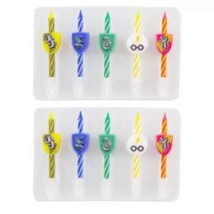 Image of Harry Potter Birthday Candle 10-Pack Logos