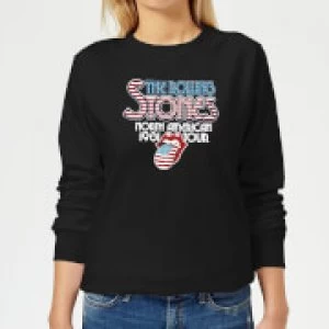Image of Rolling Stones 81 Tour Logo Womens Sweatshirt - Black