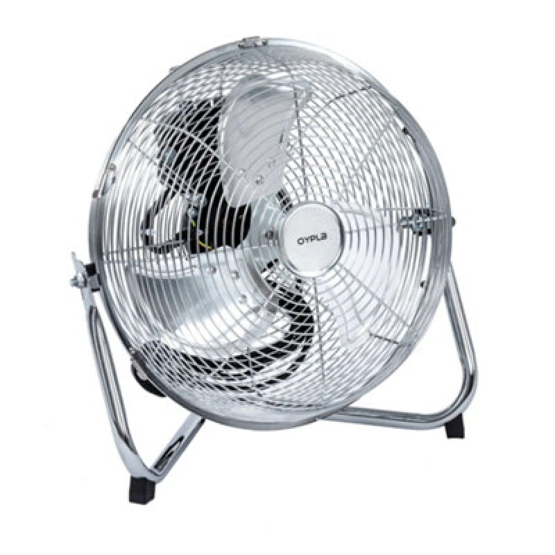 Image of Oypla 12" Chrome Electric Floor Fan Silver