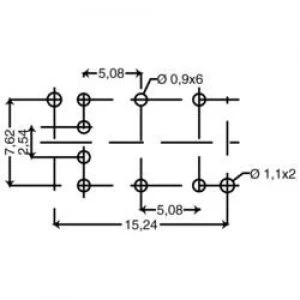 Image of Pushbutton 12 V 0.03 A 1 x OffOn 604104