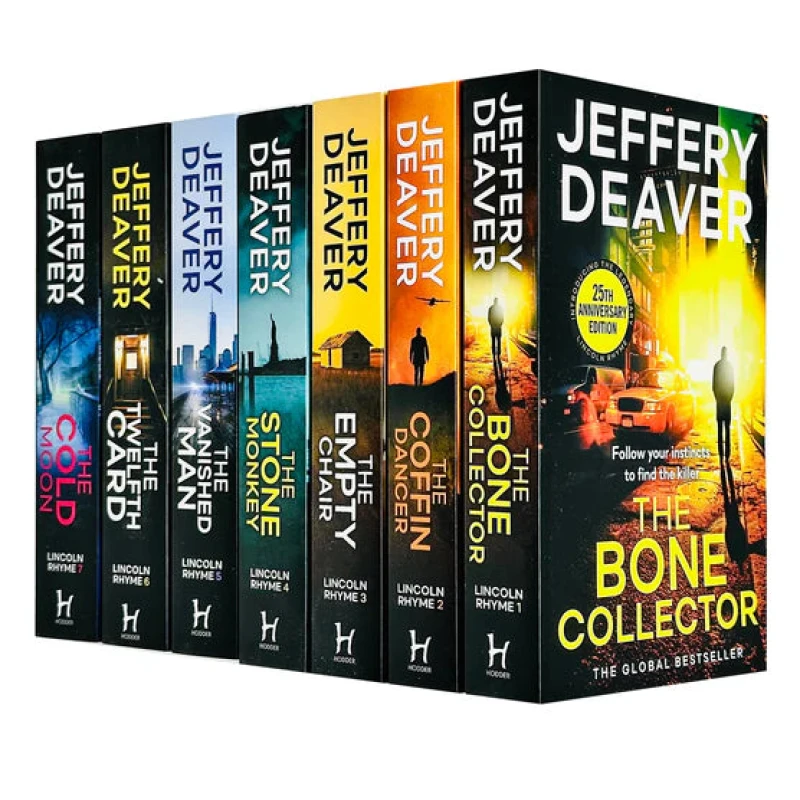 Image of Lincoln Rhyme Thrillers Series Jeffery Deaver Complete 7 Book Collection Jeffery Deaver Books