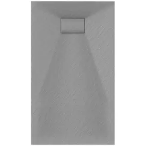 Image of Maya Kai Rectangular Shower Tray 700X1000mm Grey